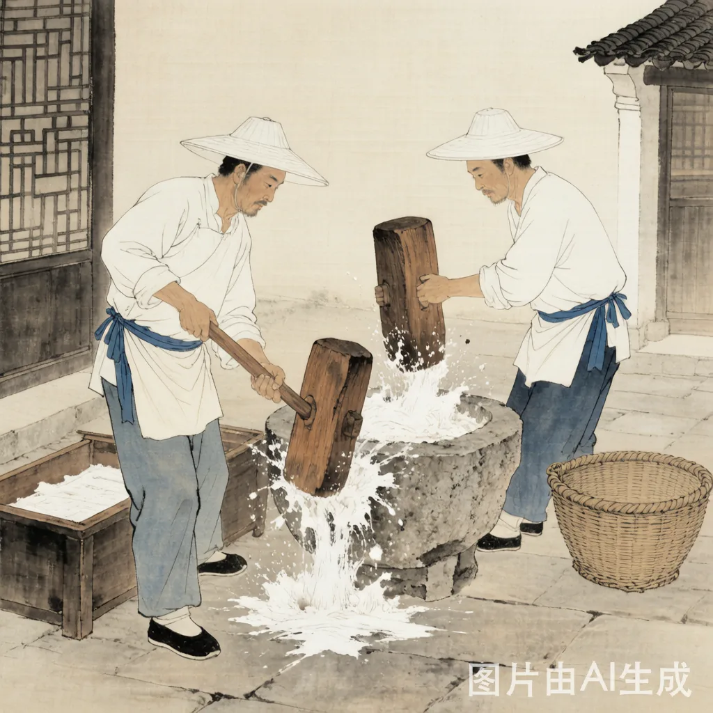 捣浆打料
