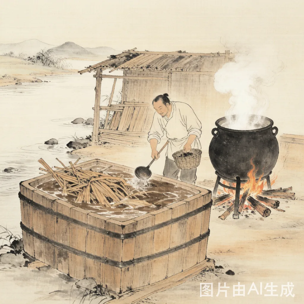 浸泡蒸煮